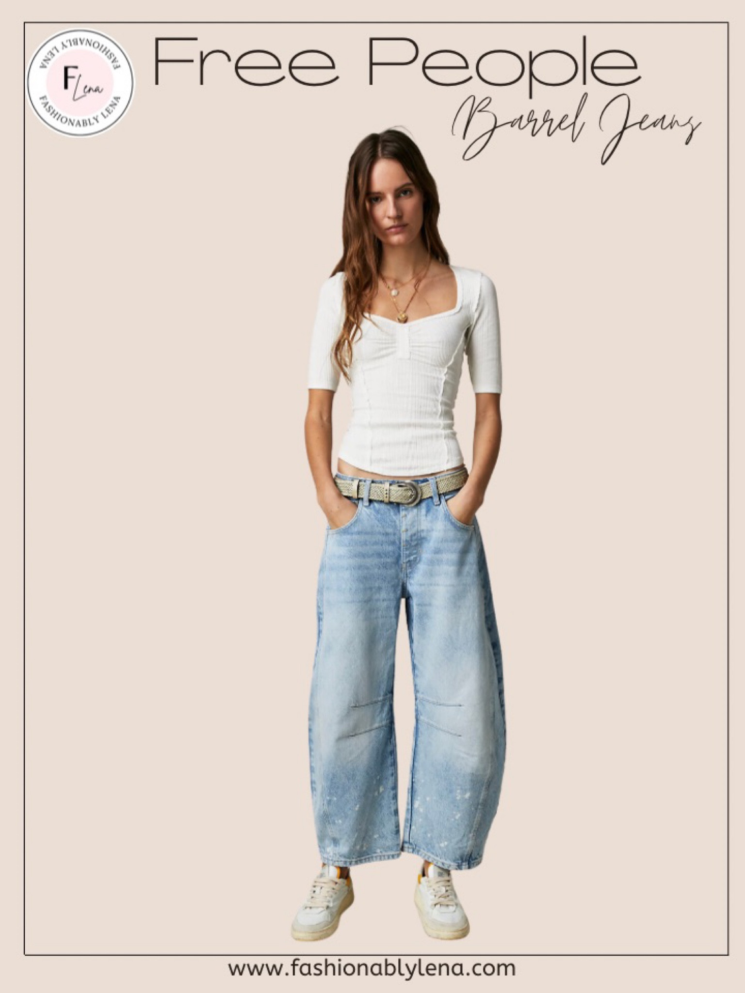 Lucky You Mid-Rise Barrel Jeans curated on LTK