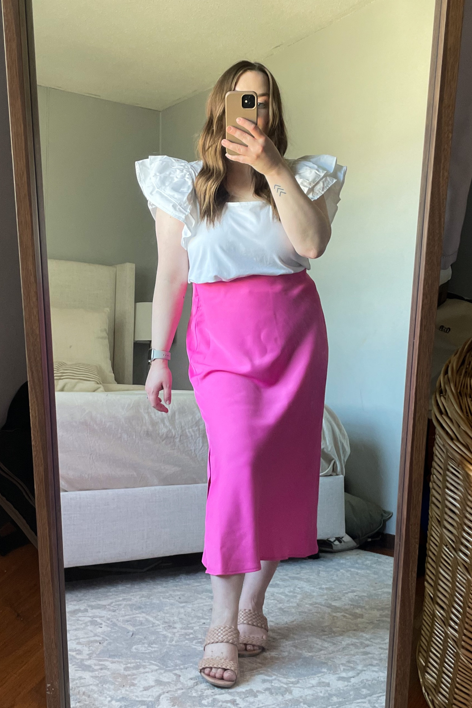 SUCH a cute outfit for spring!!!!! 

Top- large
Skirt- large 

Midsize style 

#LTKsalealert #LTKunder50 #LTKstyletip