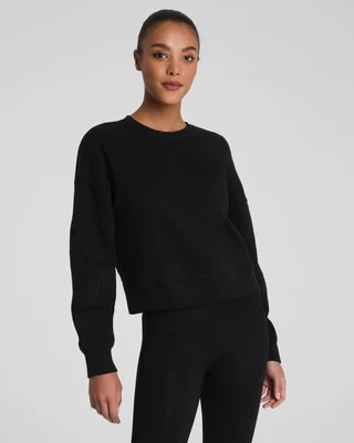 SPANX® BoostUp Cotton Fleece Crewneck | Spanx
