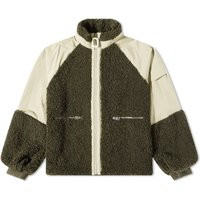 JW Anderson Men's Colour Block Fleece Jacket in Forest Green, Size Large | END. Clothing | End Clothing (US & RoW)