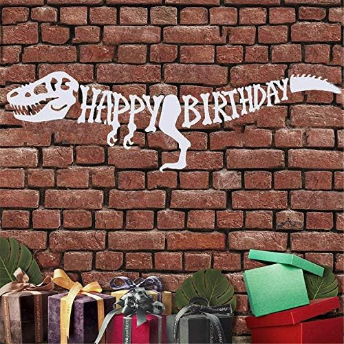 Super Cute Dinosaur Happy Birthday Banner – Dinosaur Party Decorations – T-Rex Raptor Design ... | Amazon (US)