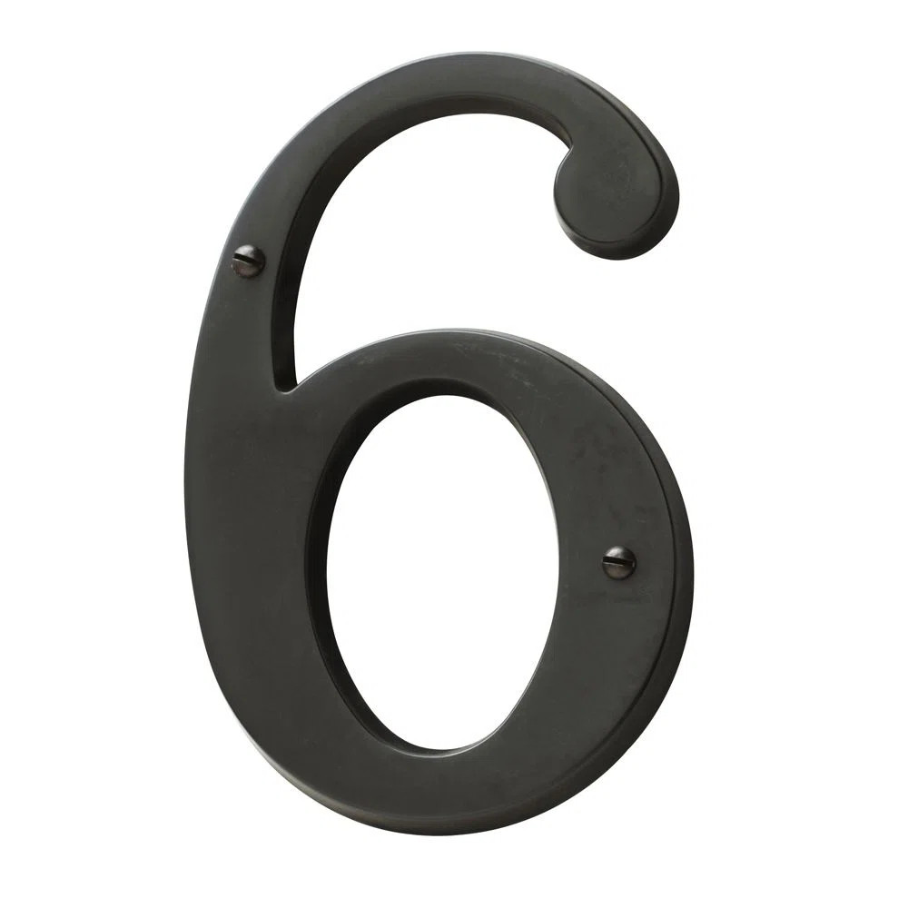 4.75" H Brass House Number | Wayfair North America