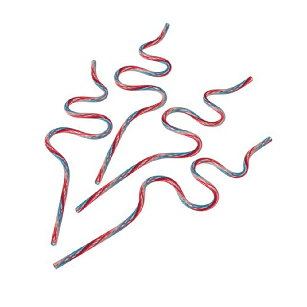 Wavy Patriotic Straws - Pack of 6 | Shop Sweet Lulu