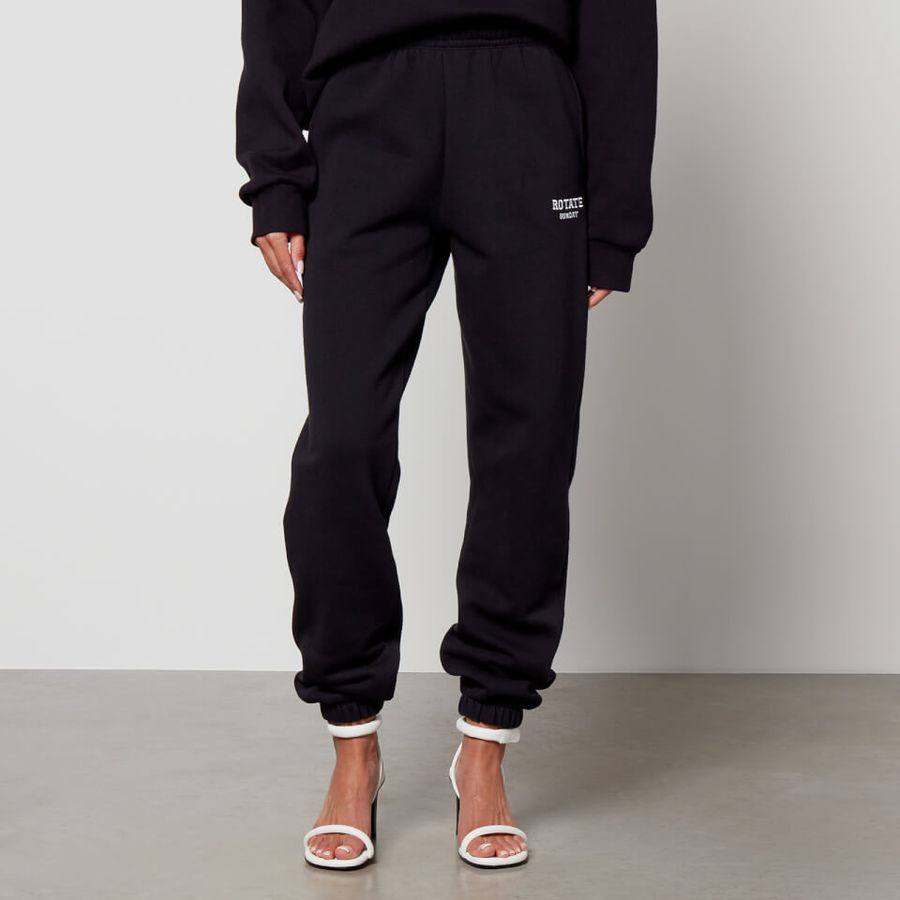 ROTATE Classic Logo-Embroidered Cotton-Jersey Joggers | Coggles (Global)