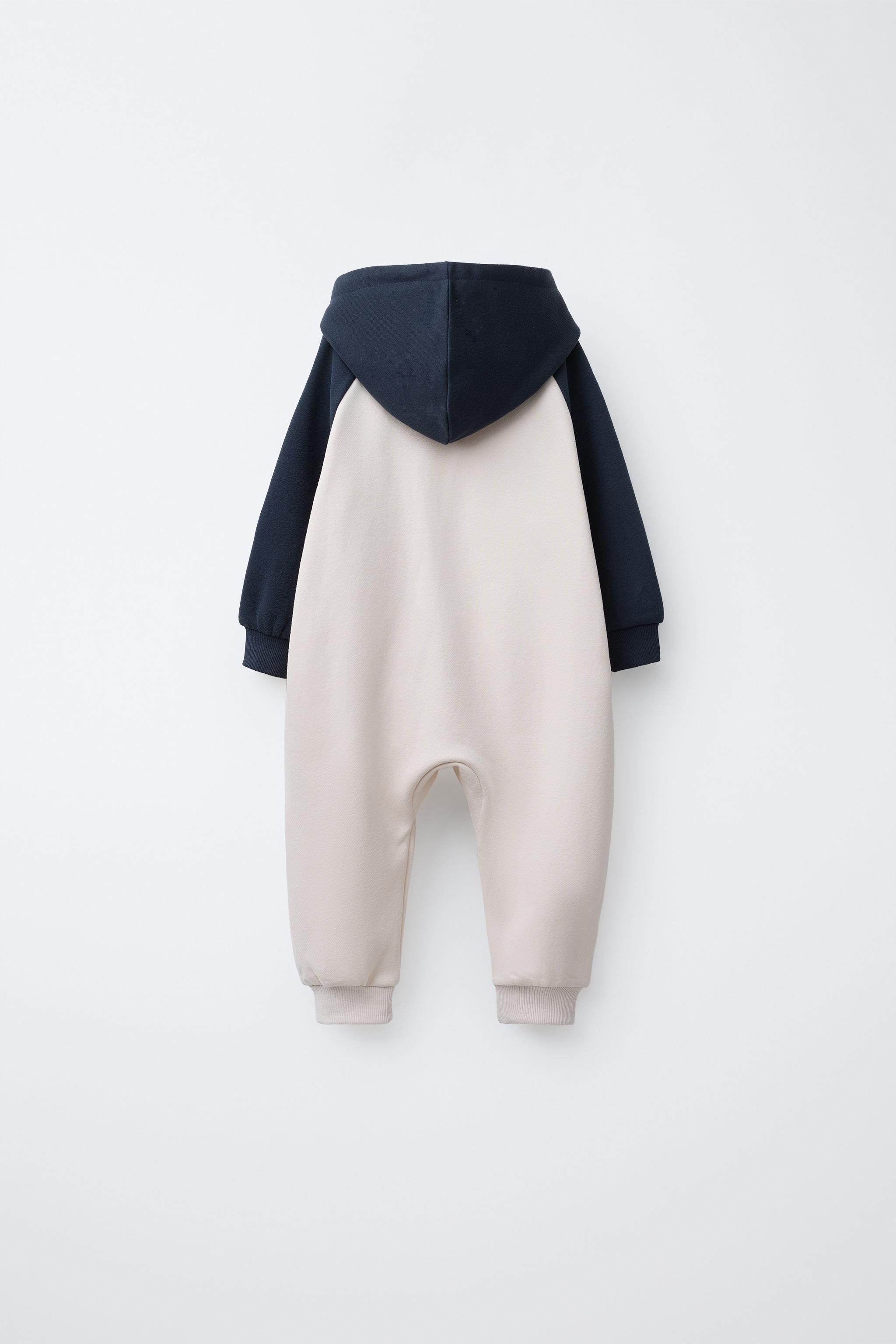 LONG COLOR BLOCK JUMPSUIT | Zara US