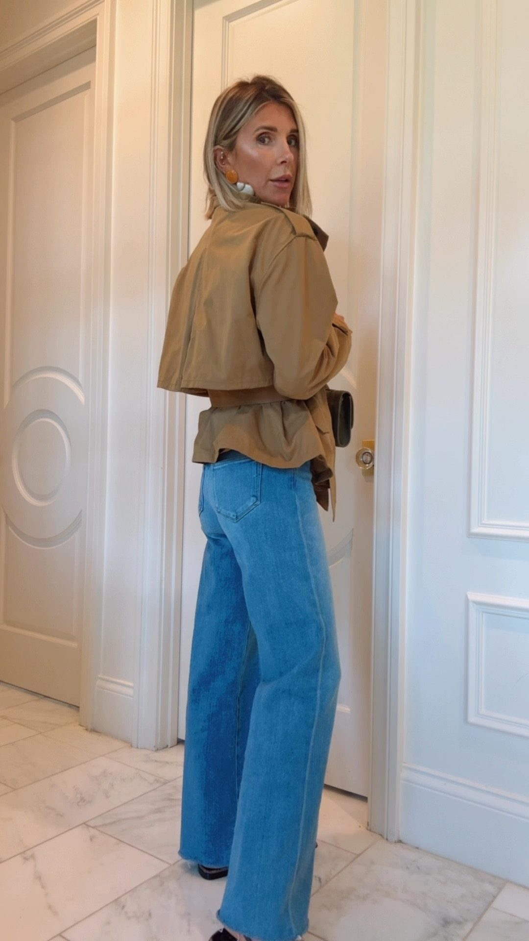 Zara dropped trench for fall. Love this fall outfit 

#LTKFindsUnder50 #LTKFindsUnder100