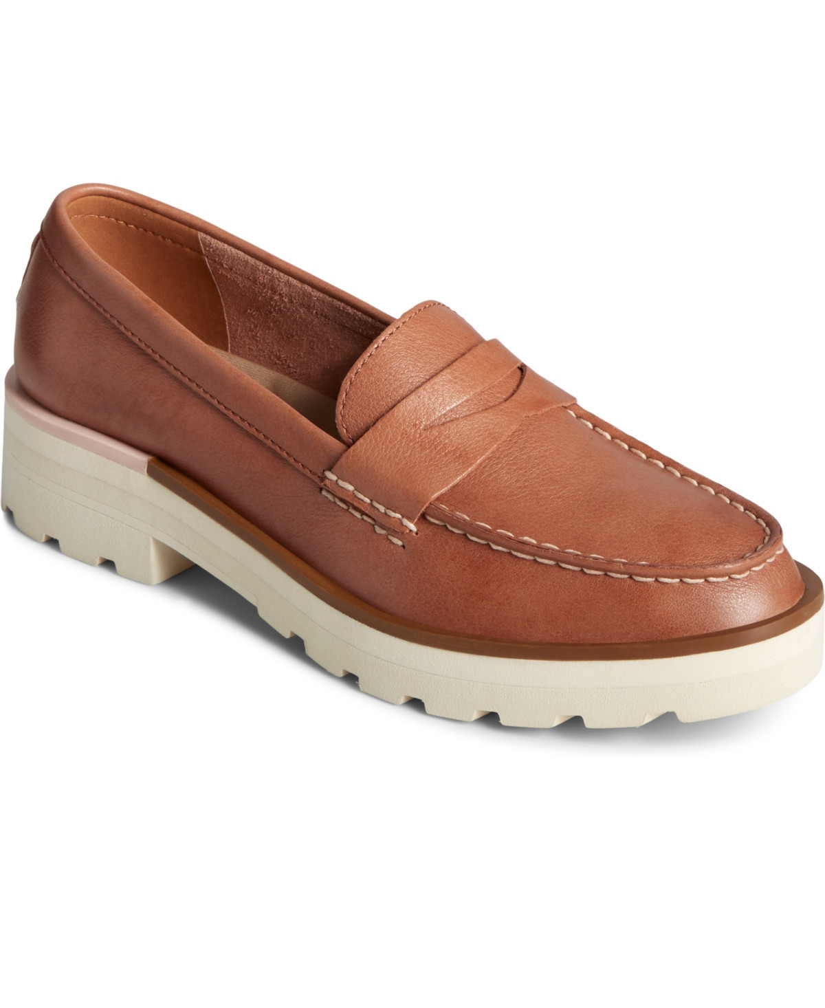 Sperry Women's Chunky Penny Loafers - Tan | Macy's