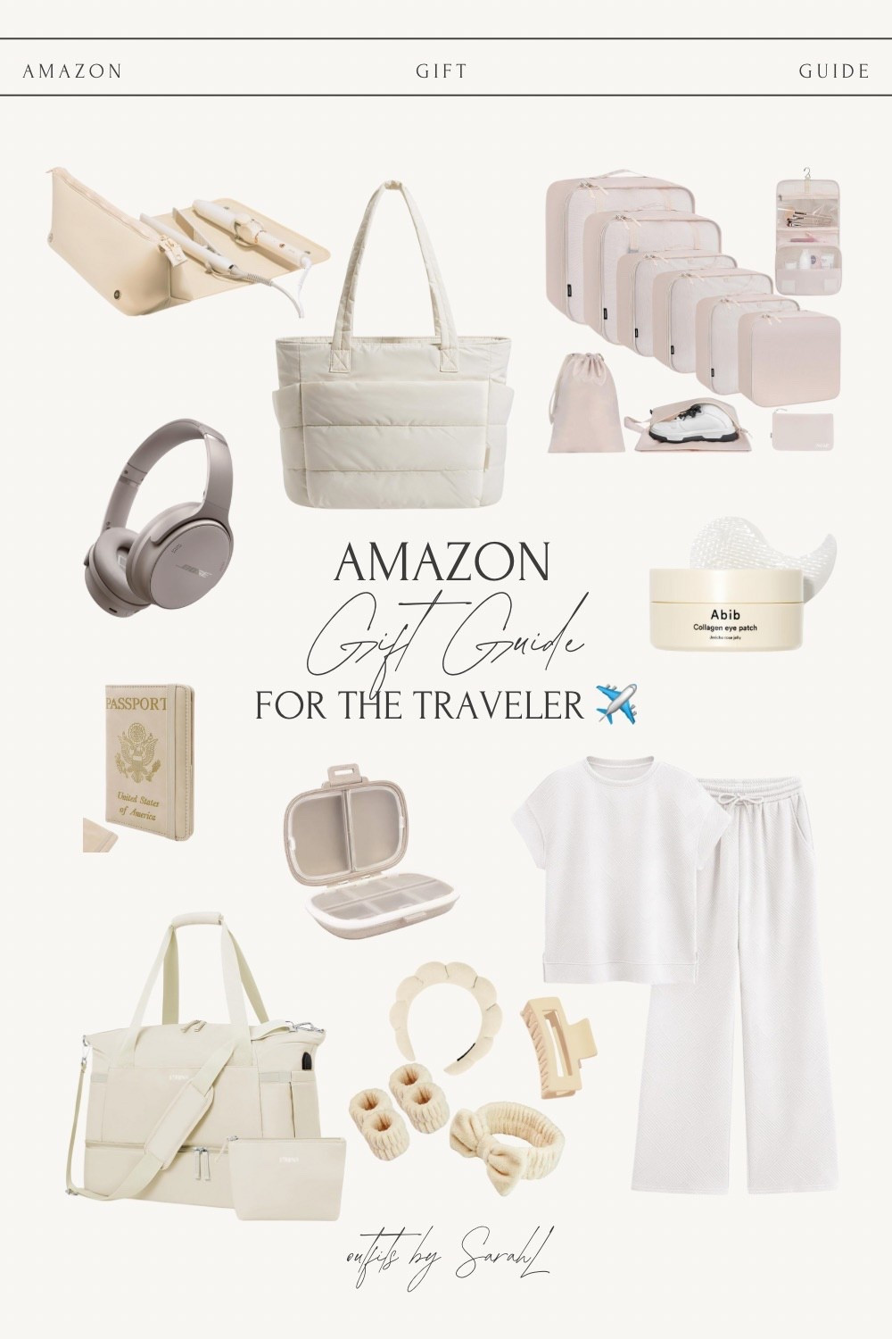 Holiday Gift Guide ✈️  Neutral travel essentials for her! cozy sets, carry-on bags, travel skincare, and elevated basics! Perfect for the minimalist traveler or jet-set girl 🤍  #GiftsForHer

Amazon finds, Amazon travel, 

#LTKHoliday #LTKTravel #LTKGiftGuide