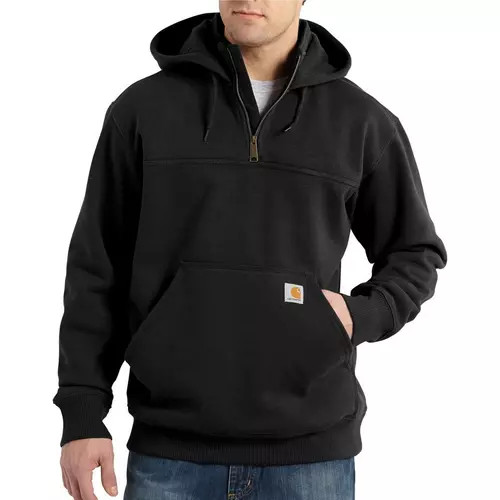 Men's Carhartt Rain Defender Loose Fit Heavyweight 1/4 Zip Hoodie | Scheels Sports