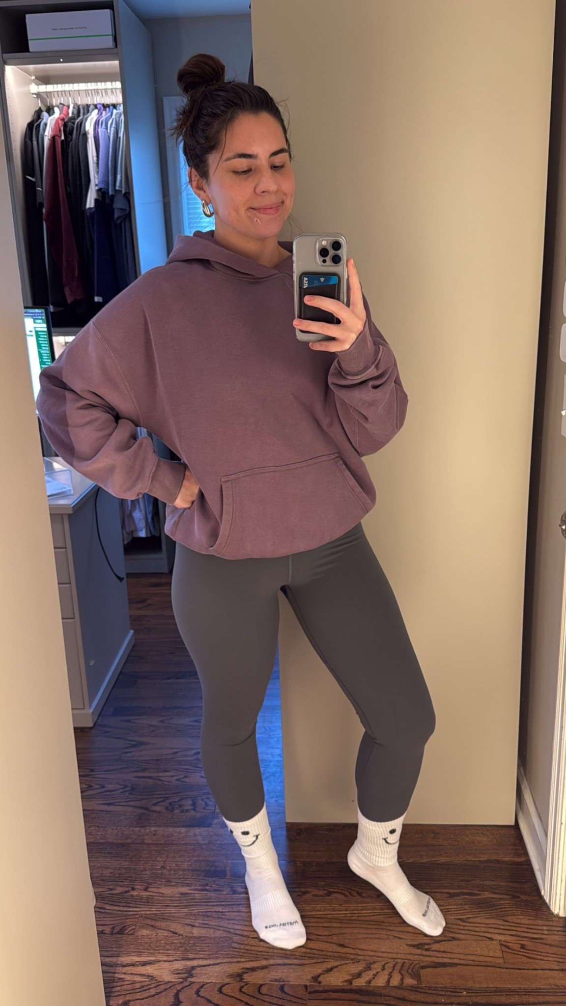 Cozy lounge - legging and favorite hoodie uniform #abercrombie #aritzia #hoodie #lounge #cozy

#LTKMidsize #LTKootd