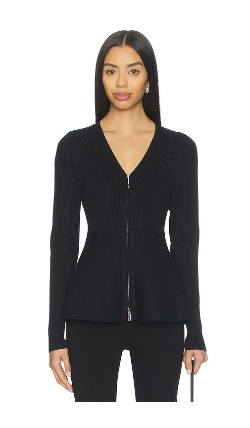 ALIGNE Faye Zip Up Cardigan in Black. Size L. Also in M, S. | Revolve Clothing (Global)