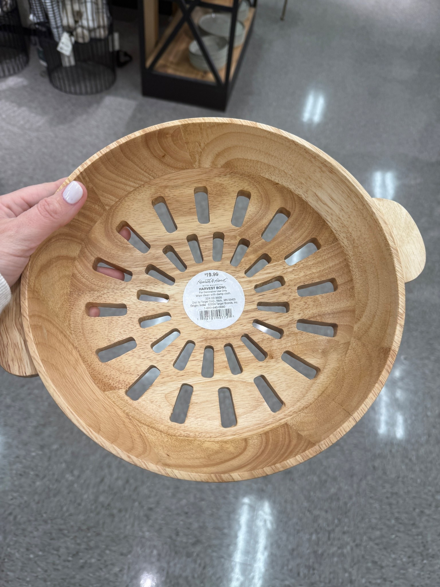 This beautiful wooden colander is the perfect blend of function and decor! Designed to let your fruits and veggies breathe, it also doubles as a stunning centerpiece for your kitchen. Picture it lined with a soft linen, filled with fresh rolls, muffins, or pastries—just in time for spring brunches and Easter gatherings! 🌿🍋 A timeless, heavy-duty piece that seamlessly transitions from season to season. Stay tuned for more styling inspo! ✨ Click the link to grab yours! #SpringEntertaining #KitchenEssentials #TimelessDecor #easterdinner #brunchidea #homedecor #easterbrunch #bridalbrunch

#LTKHome #LTKParties #LTKWedding