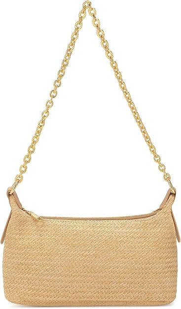 Clutch Purses for Women, Top Handle Straw Purse Handbags, Summer Shoulder Crossbody Bag, Woven Be... | Amazon (US)
