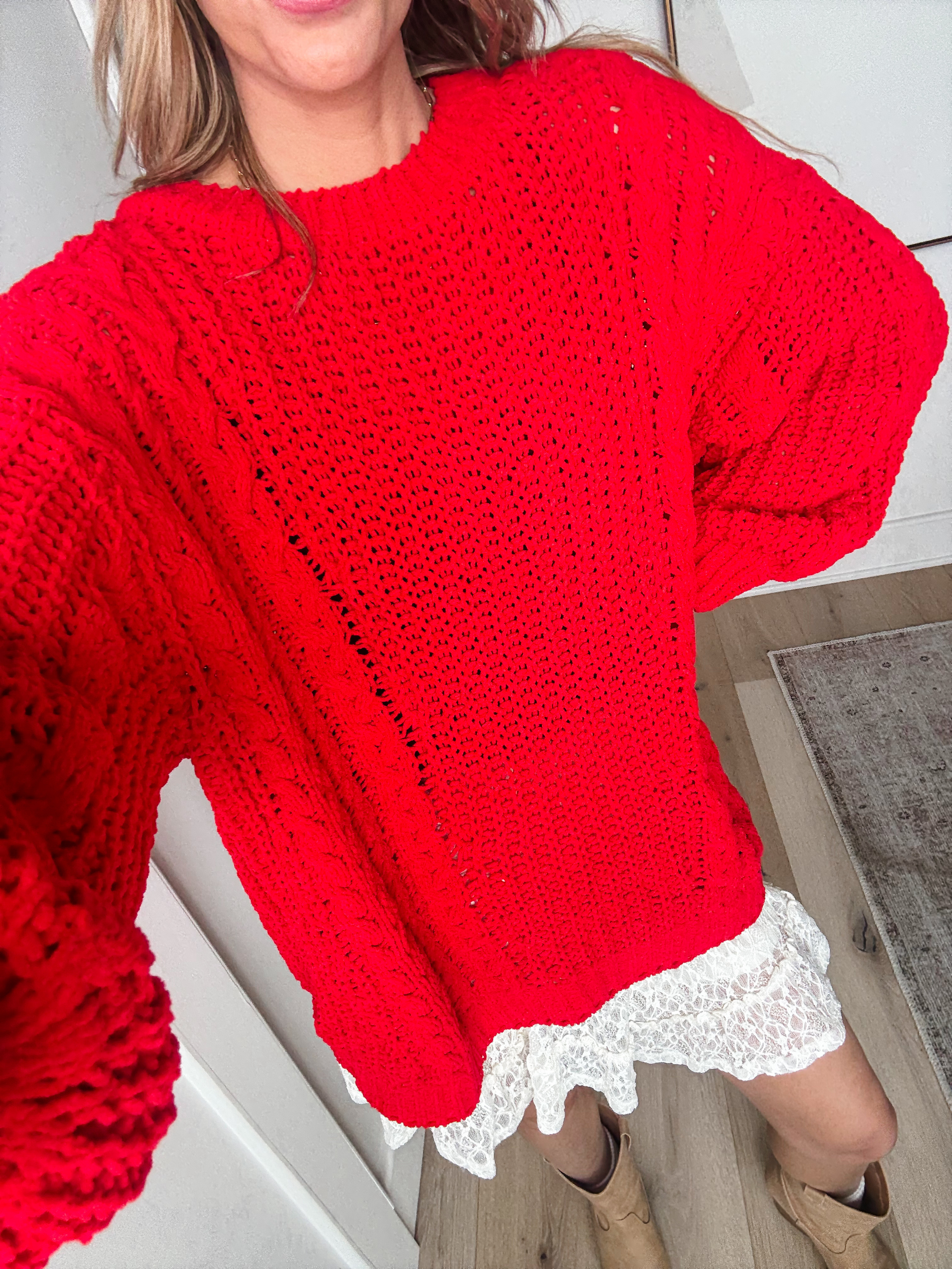 The perfect sweater for the holidays !! On sale now as a doorbuster too !! 

#pinklily #sale  

 #LTKGiftGuide #LTKFindsUnder50 #LTKStyleTip