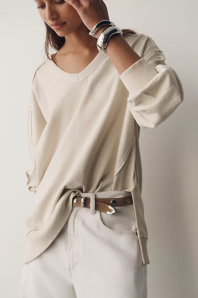 Hudson 100% Cotton Oversized Popover Top | Anthropologie (US)