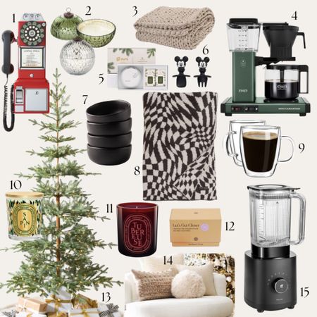 A few random Home Gifts to give❤️ I use #15 the blender every single day and absolutely love it for my frozen protein shakes!  
Both candles smell
Amazing and are my top favs!! 
I’d love to have that round ball pillow and black and white barefoot dreams blanket. 
Also wouldn’t mind trying the weighted blanket too which I imagine would really help you fall asleep Faster!
This tree is on sale and I ordered the 6.6 foot size today. 
I use these insulated coffee cups and plan to buy these Mickey forks and spoons for my all my toddler grand kiddos ❤️🤶🏻🎄
Happy shopping 🛍️ 

#LTKfindsunder50 #LTKhome #LTKGiftGuide