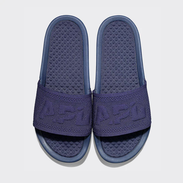 Men's Big Logo TechLoom Slide  Navy | APL