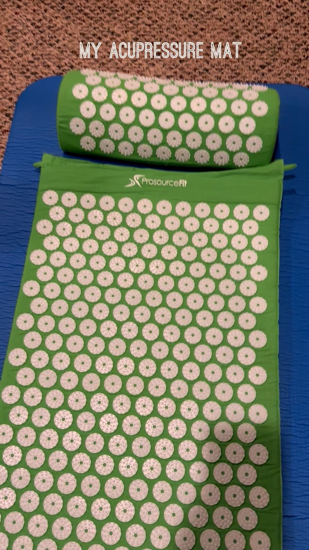 Mid life stress reliever! I do meditation sesssions lying on this acupressure mat. It helps my neck and shoulder muscle pain! 

#LTKActive #LTKdayinmylife #LTKmomlife