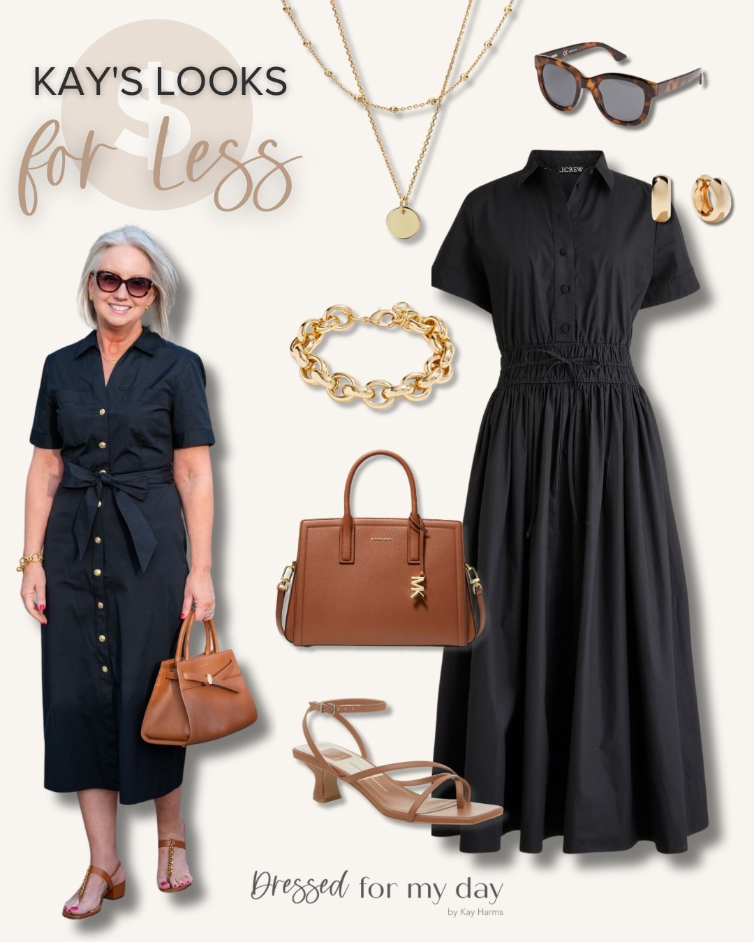 Kay’s look for less! Today I’m featuring a look by Veronica Beard but found great alternatives at a nice price point. ✨ 

look for less || dress || classic || elevated style || over 50 style 

#LTKSeasonal #LTKOver40 #LTKStyleTip