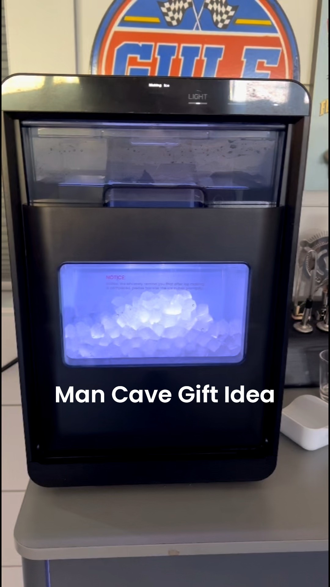 My hubby’s garage fridge doesn’t have an ice maker, so I surprised him early with this portable nugget ice maker — and he’s obsessed! 🧊 You can plug it in anywhere and have that perfect chewy ice in minutes. Such a great Christmas gift idea (and it looks so sleek in his garage too)!

#LTKHome #LTKHoliday #LTKGiftGuide
