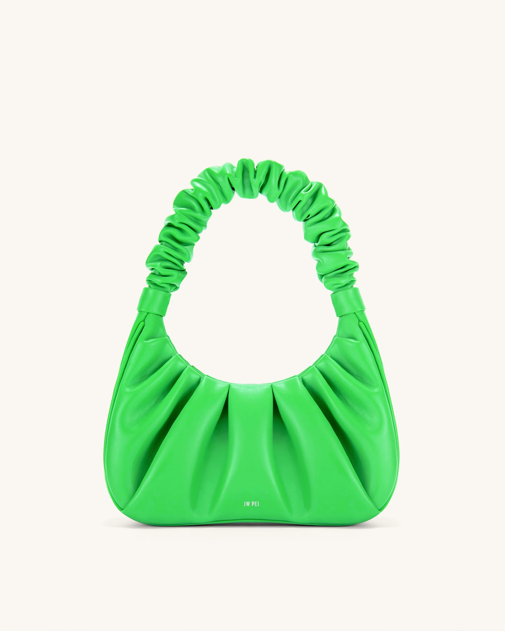 Gabbi Ruched Hobo Handbag - Neon Green | JW PEI US