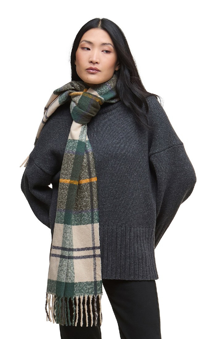 Ladies Barbour Deanna Tartan Scarf | The House of Bruar