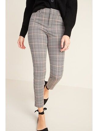 All-New High-Waisted Patterned Pixie Ankle Pants | Old Navy (US)