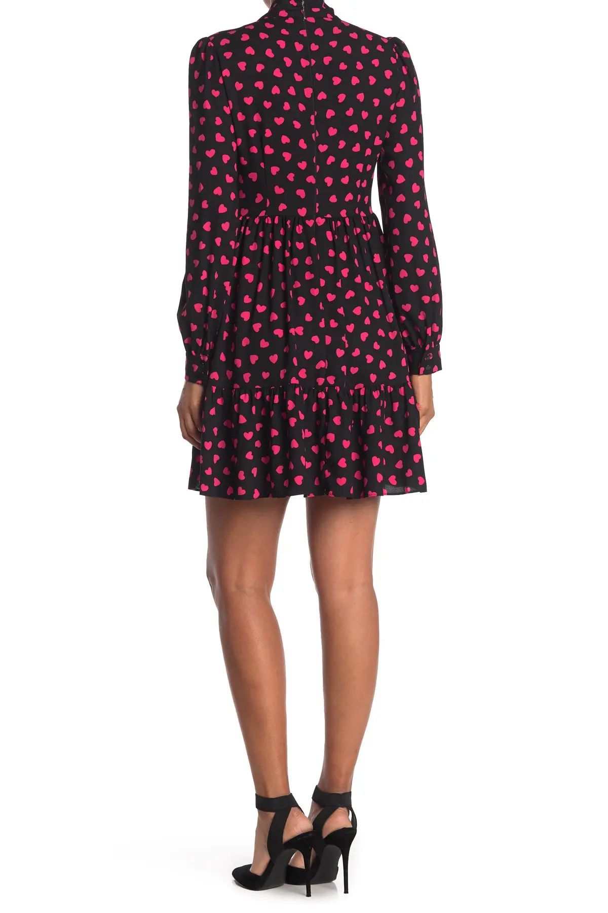 kate spade new york Heartbeat Tie Neck Shirt Dress at Nordstrom Rack | Hautelook