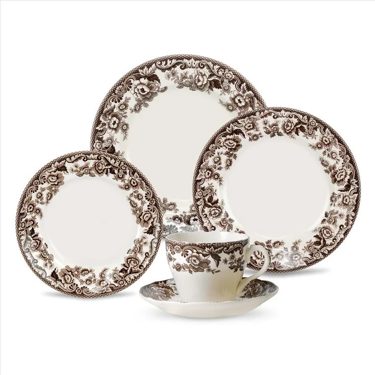 Spode Delamere 5 Piece Place Setting, Service for 1 | Wayfair North America