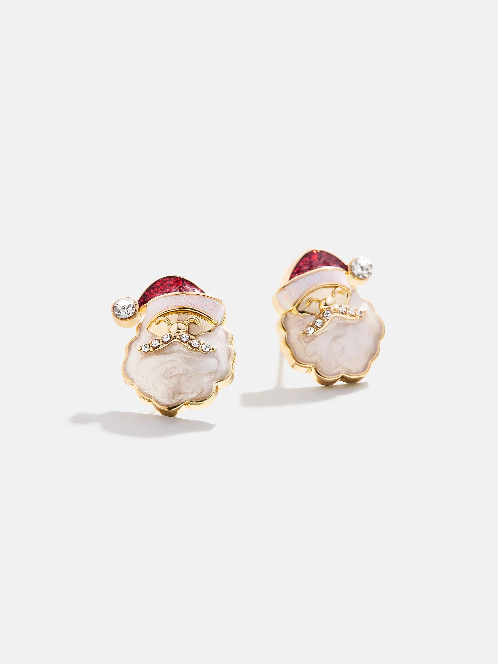 Here Comes Santa Claus Earrings - Santa Delicate Stud Earrings | BaubleBar (US)