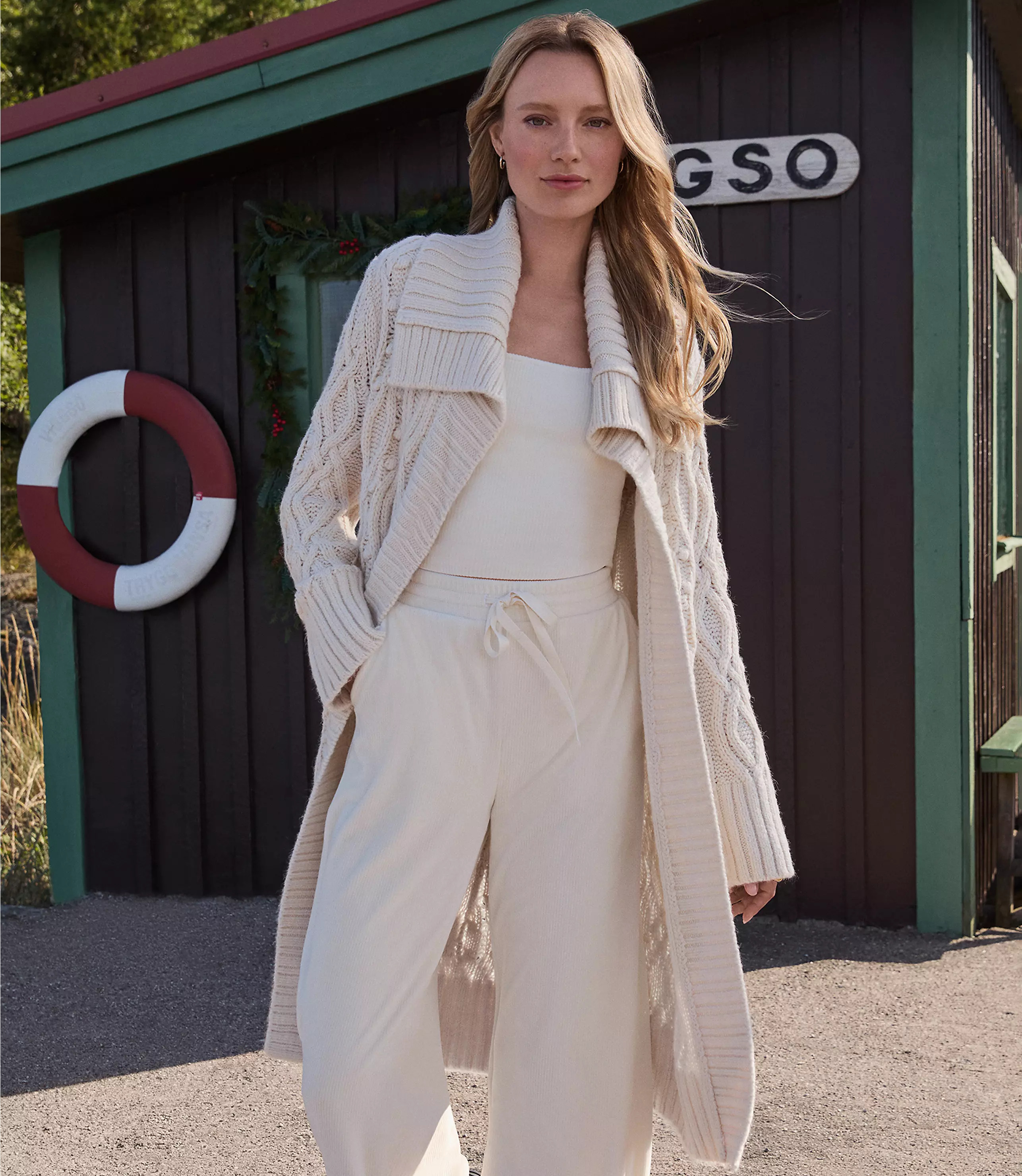 Lou & Grey Brushed Rib Square Neck Bralette | LOFT