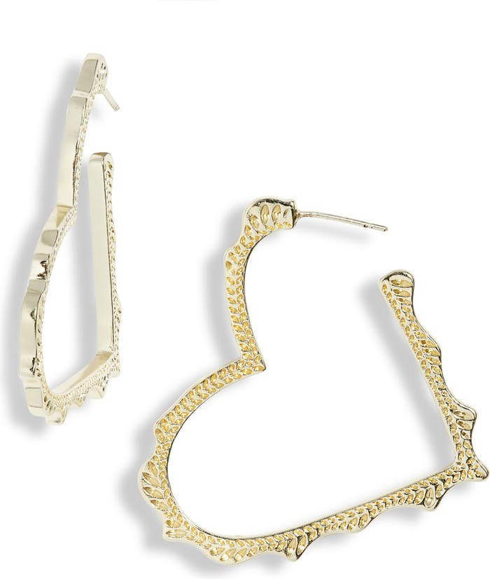 Sophee Heart Hoop Earrings | Nordstrom