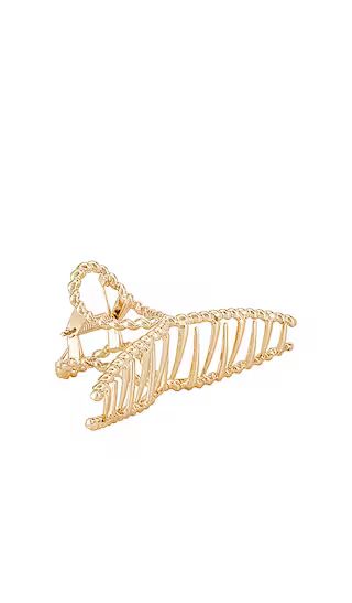 Rope Chain Hair Clip in Gold | Revolve Clothing (Global)
