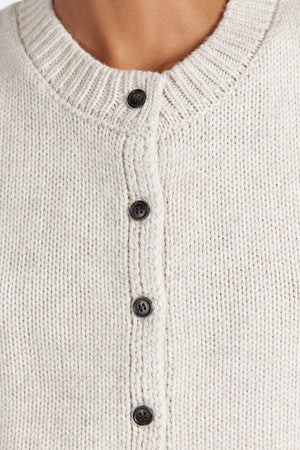 FOSTER CHALK KNIT VEST | DISSH