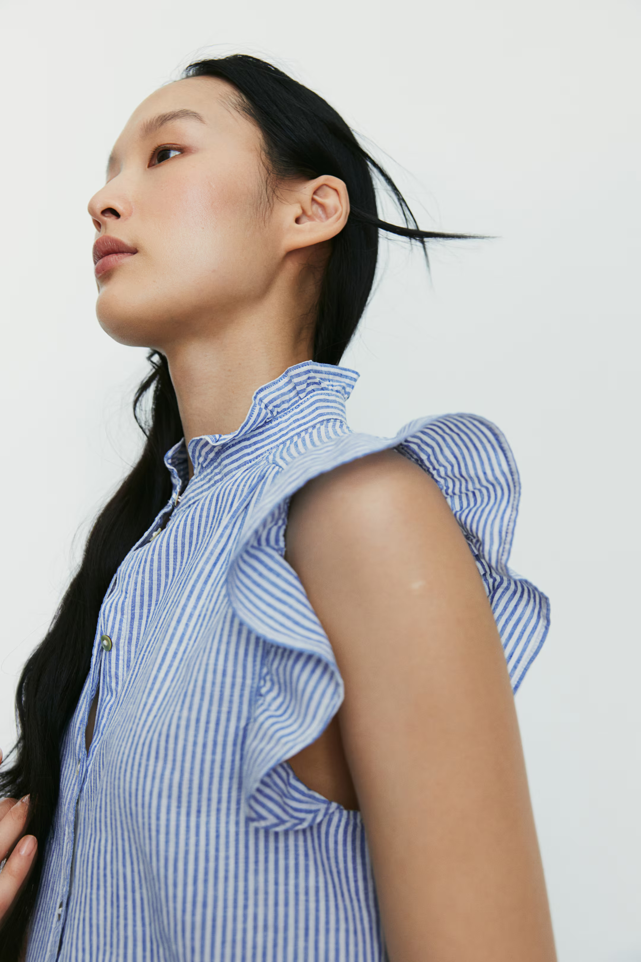 Blouse van linnenmix | H&M (DE, AT, CH, NL, FI)