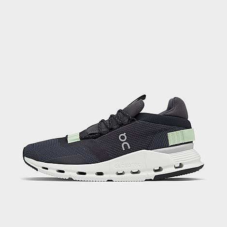 On Women's Cloudnova Running Shoes in Black/Black Size 6.5 | Finish Line (US)