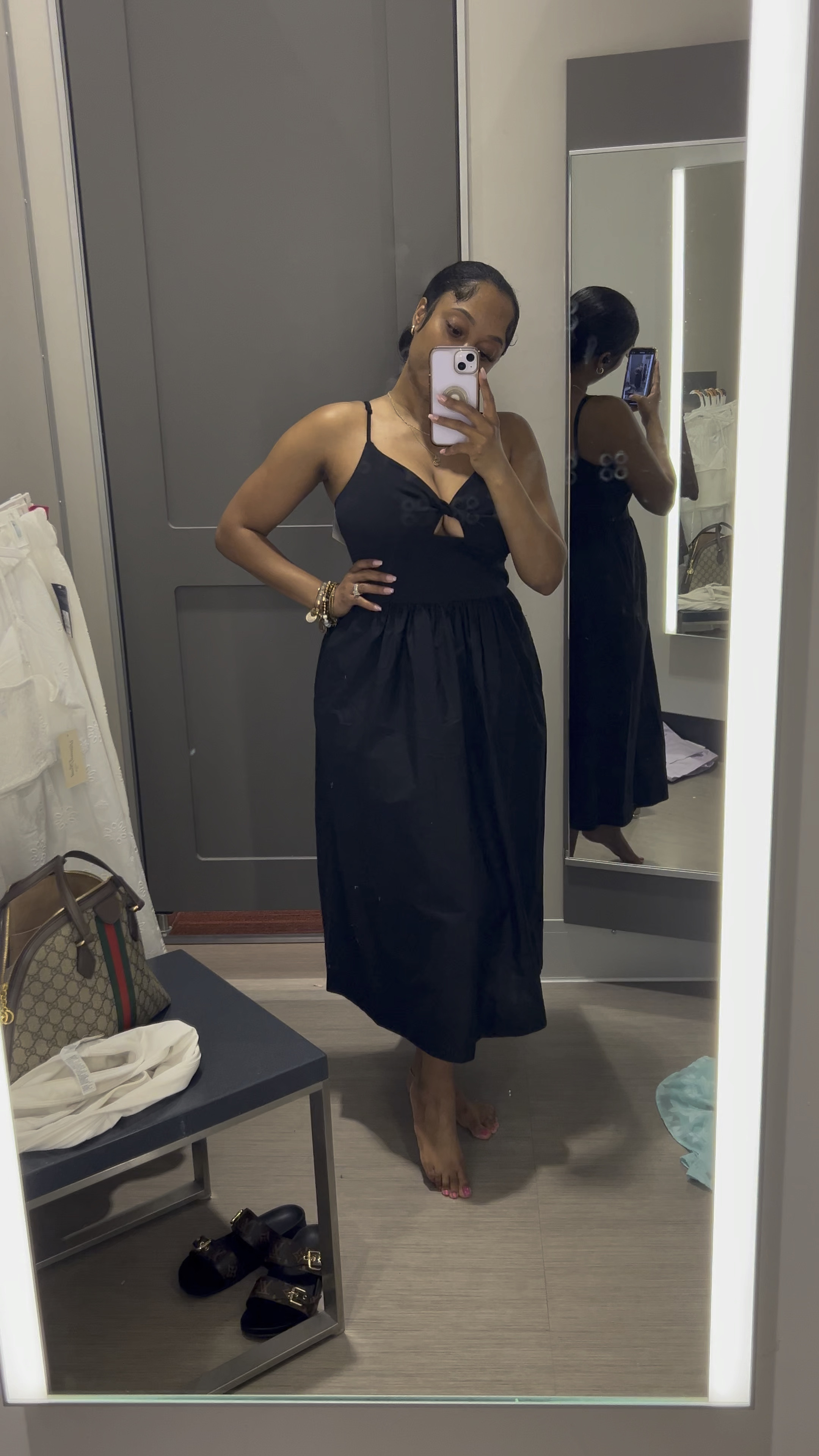 Spring ballet midi dress at Target. #TargetStyle #CurvyStyle #BlackDress
—
I am wearing a small. Curvy girl approved  