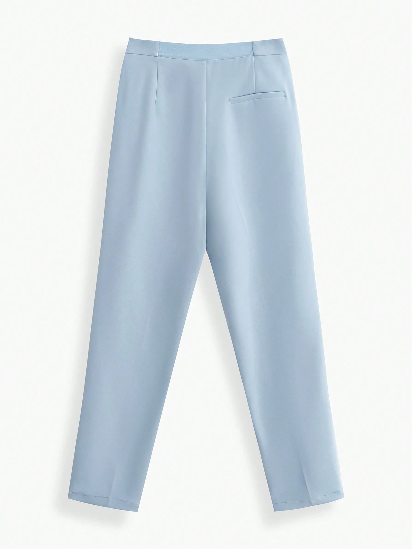 MOTF PREMIUM WOVEN WOMEN'S SOLID SEAM FRONT SUIT PANTS | SHEIN