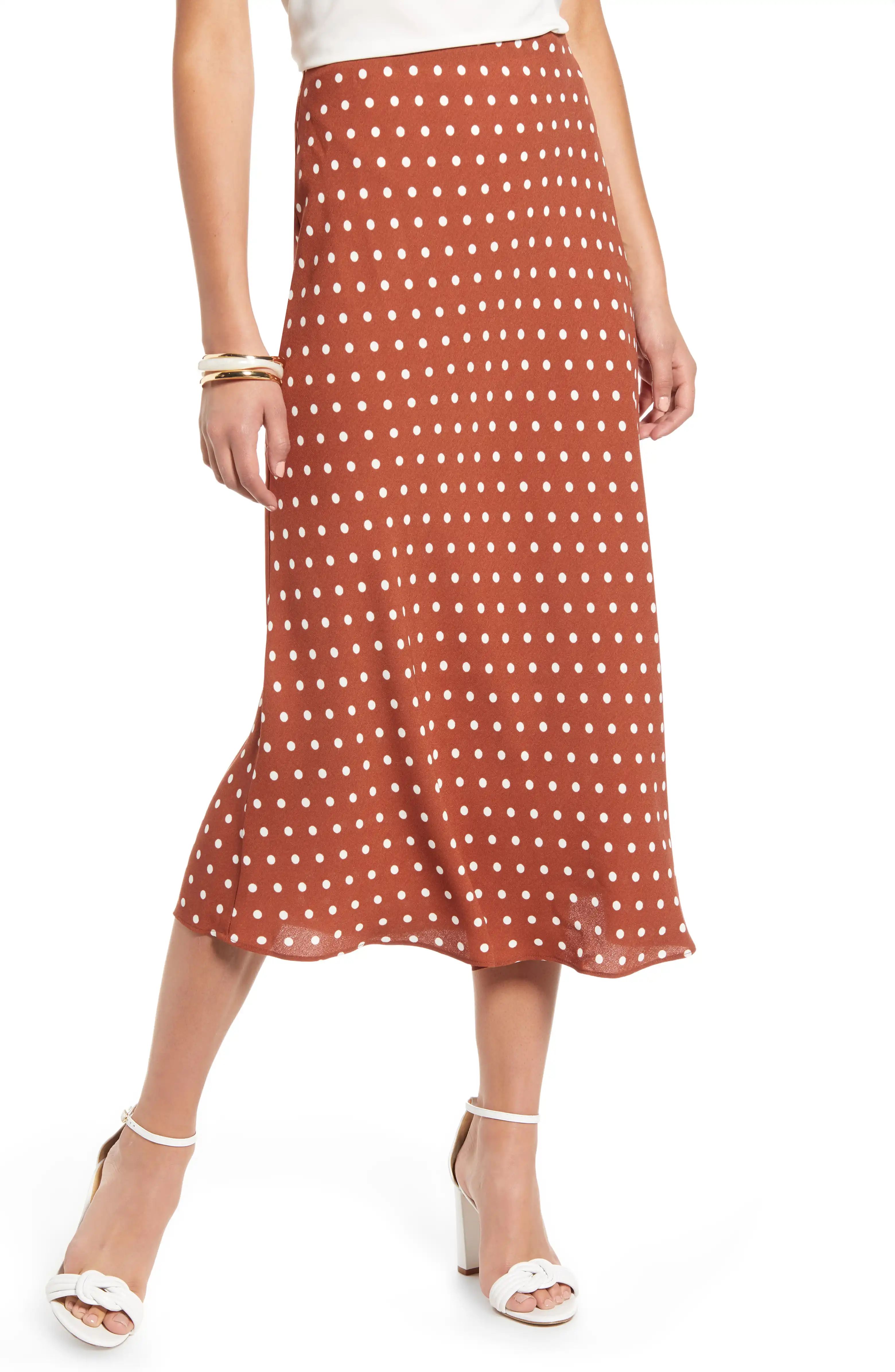 Bias Cut A-Line Skirt | Nordstrom
