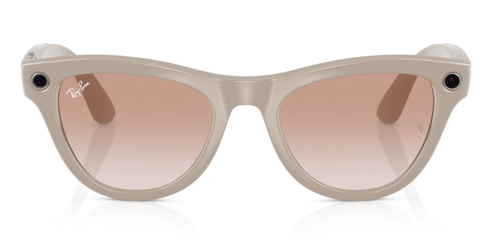 Prescription Ray-Ban Meta Skyler Chalky Gray | Lensabl