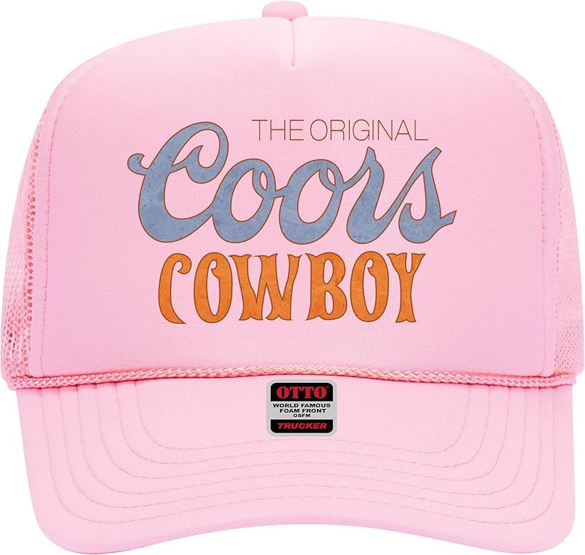 The Original Cowboy Trucker Hat - Trendy Vintage Funny Cowboy Cowgirl Country Designer Camo Tequi... | Amazon (US)