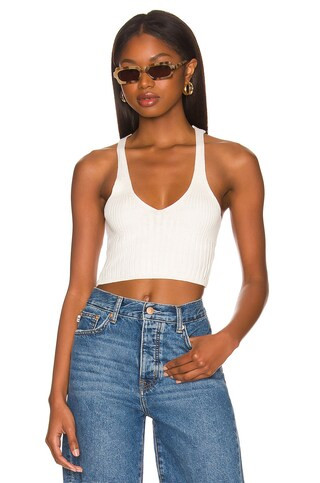 Free People Halter Ego Swit Cami in Ivory from Revolve.com | Revolve Clothing (Global)