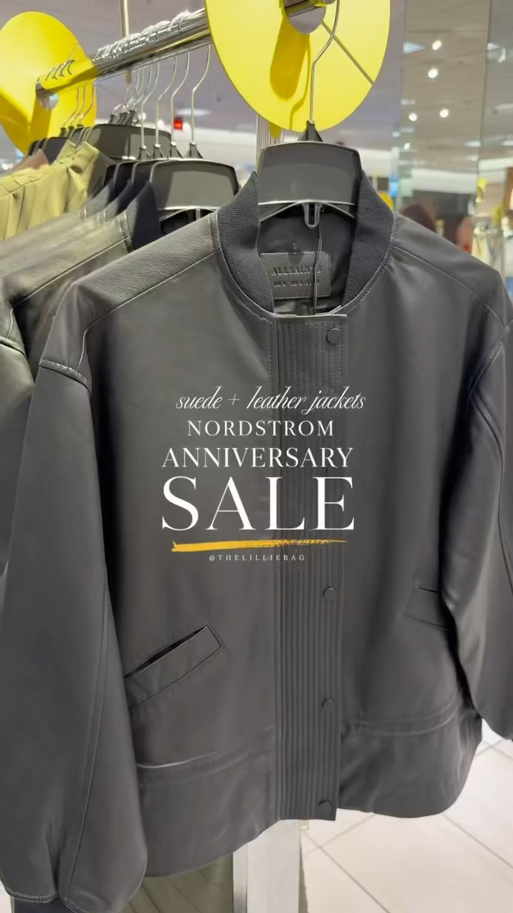 The NSale jackets that deserve a spot in your wardrobe 🖤✨ Suede and leather are having their moment, but these classics will never go out of style. Perfect layers for now and beyond.

#LTKootd #LTKSeasonal #LTKSaleAlert