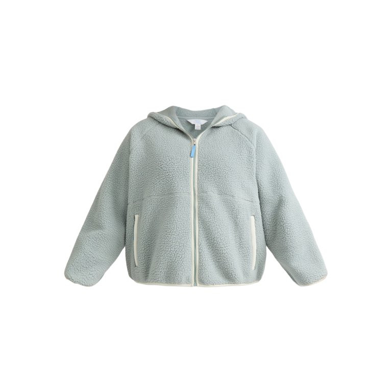 Time and Tru Women's and Women's Plus Fleece Zip Hoodie, Sizes XS-3X | Walmart (US)