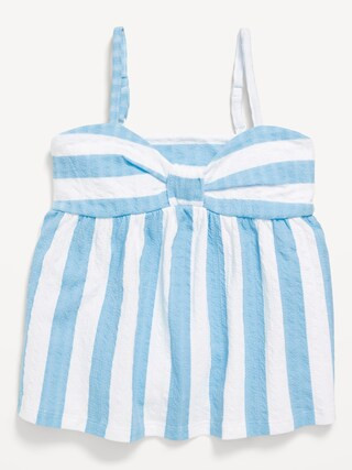 Sleeveless Pucker Tank Top for Girls | Old Navy (US)