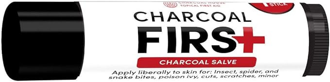 Charcoal First Activated Charcoal Salve Stick by Charcoal House - 100% Natural, Non-GMO Activated... | Amazon (US)