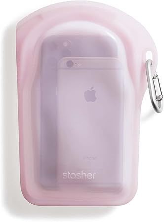 Stasher Silicone Reusable Storage Bag, Go Bag (Pink) | Food Meal Prep Storage Container | Lunch, ... | Amazon (US)