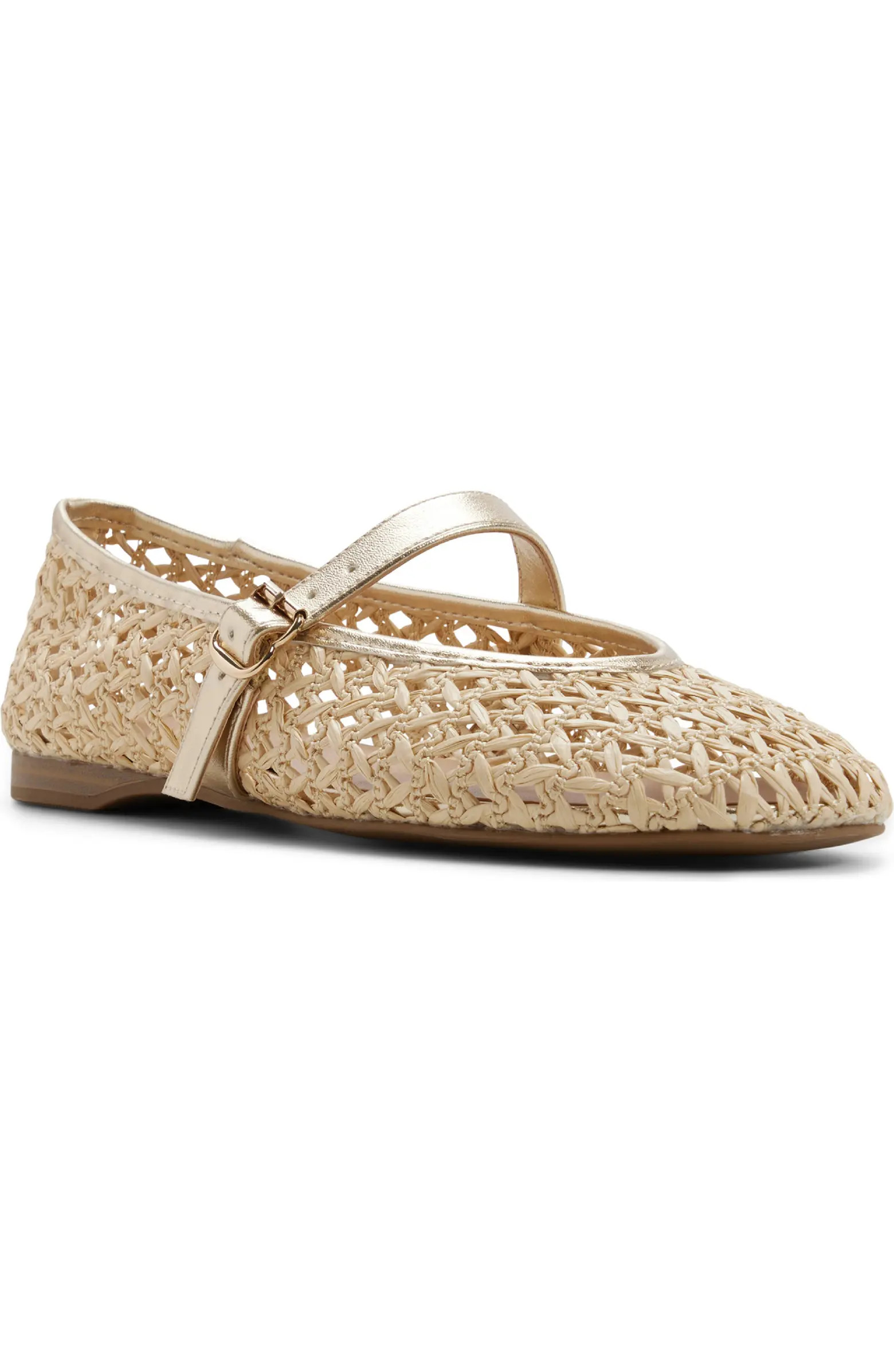 Elyiaa Net Mary Jane Flat (Women) | Nordstrom
