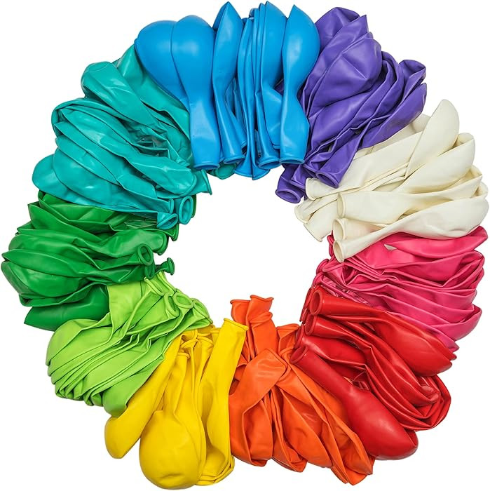 30 Biodegradable Multicoloured Balloons in 10 Colours. 12 Inch Large Eco Friendly Balloons. Perfe... | Amazon (UK)