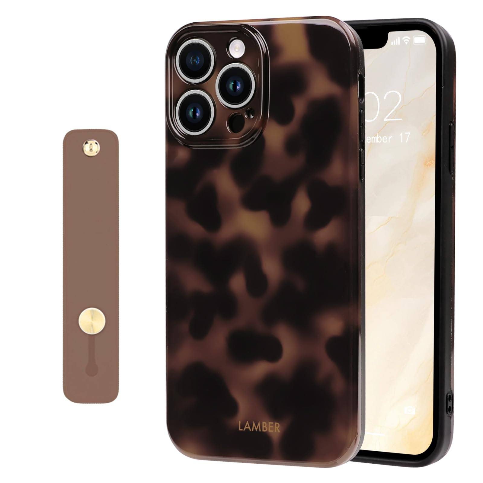 NITITOP Compatible with iPhone 13 Pro Max Case with Wrist Strap Cute Stylish Leopard Aesthetic To... | Amazon (US)